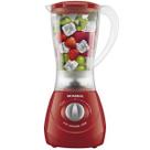 Liquidificador Mondial Easy Power L-550-R 550 Watts 2 Velocidades + Pulsar 220V ~ 50/60 HZ - Vermelho/Cinza