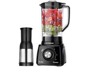 liquidificador mondial l99-wg com 3 velocidades turbo power 500w - branco