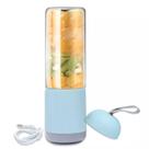 Liquidificador Portátil 330 Ml Com Usb Jarra De Vidro Mixer (Azul)