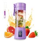 Liquidificador portátil DoubleCare 380mL USB recarregável roxo
