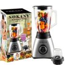 Liquidificador Portátil Multifunção 2 Em 1 500w 1.6l