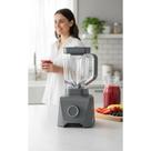 Liquidificador Potente 1100W 3.2L 12 Velocidades Cinza