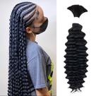 Liquido de cabelo Human Braiding 100g, preto natural de 24 polegadas