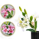 Lírio Artificial Decorativo Realista para Vaso e Arranjos