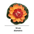 Lírio de Lótus planta Artificial Flutuante para Decoração de Casa e Lagoa - Flor Simulação EVA kit:5 und