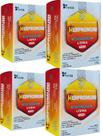 Lisina 500 mg noherps kit 4 Caixas x 60 Comprimidos 1300mg anti Herpes 240 comprimidos
