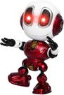 Listening Speaking Alive Robot Kids de 3 a 5 anos de idade com olhos piscando, pequenos brinquedos divertidos e adoráveis de robô de metal com voz para crianças 5-7 presentes de aniversário de Natal para seu bebê (vermelho)