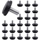 Litoexpe 24 Peças Pés Niveladores de Móveis em Aço Inoxidável 1/4"-20, Niveladores Ajustáveis para Móveis de Varanda, Pernas de Mesa e Cadeira Litoexpe 24 Peças Pés Niveladores de Móveis em Aço Inoxidável 1/4"-20, Niveladores Ajustáveis para Móveis de Varanda, Pernas de Mesa e Cadeira