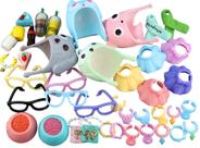 Littlest Pet Shop Accessories GreenL Random 12 unidades para animais de estimação de 2 polegadas