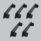 Littversions Pacote com 5 placas de preenchimento universais para painel elétrico 1/2 pol. GE TFH THQP Challenger Tipo A, tampa cega nivelada de 1/2" x 2,5" para disjuntor estreito, caixa de distribuição