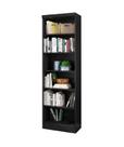 Livreiro 5 prateleiras preto - linus