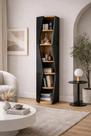 Livreiro Aéreo Oliva Armário Suspenso 175cm com Nichos para Livros Decoração e Organização em MDF e MDP Design Moderno para Sala Quarto Escritório