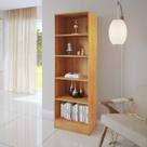 Livreiro Chokito 5 Prateleiras Mel - Casa Giulia Livreiro Chokito 5 Prateleiras Mel - Casa Giulia