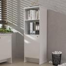 Livreiro Multiuso 2 Prateleiras MDP 25mm Berlin ViaNossa Cor Branco