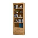 Livreiro Multiuso com 2 Gavetas Freijo Toq - Qmovi