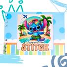 Livrinho para Colorir Colorindo com Stitch Capa Dura Cor:Azul