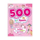 Livro - 500 Adesivos para meninas - rosa