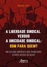 Livro - A liberdade sindical versus a unicidade sindical: bom para quem?