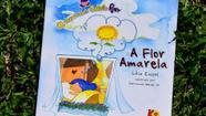 Livro - A menina do cabelo Roxo e a Flor Amarela