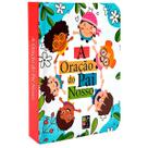 Livro A Oração do Pai Nosso Infantil Cristão Devocional Presente Evangelico Cartonado Acolchoado Almofadado Bebê