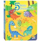 Livro - Amiguinhos de Silicone - Toque e Sinta: 5 Bebês Dinossauros