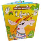 Livro Aprendendo Com Quebra-Cabeça Lhama Para Ler E Montar - Bicho Esperto