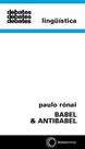 Livro - Babel & Antibabel Livro - Babel & Antibabel