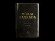 Livro - Bíblia ACF, Capa luxo preta, Leitura Perfeita