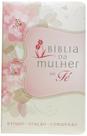 Livro - Bíblia da Mulher de Fé NVI, Capa luxo, Flores