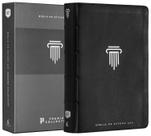 Livro - Bíblia de Estudo ACF, Couro legítimo preto, Leitura Perfeita, Premier Collection | Com comentários da King James Study Bible