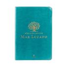 Livro - Bíblia de Estudo Max Lucado NVI, Capa luxo verde, Leitura Perfeita