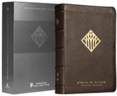 Livro - Bíblia de Estudo Thomas Nelson NVI, Capa em couro legítimo marrom, Leitura Perfeita, Premier Collection | Bíblia com mais de 50 mil recursos