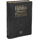 Livro - Bíblia do Pregador Pentecostal ARC com índice | SBB | Bíblia do Pregador Pentecostal - Capa em couro sintético, preto nobre, índice
