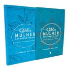 Livro - Bíblia mulher extraordinária - Estudo, Meditação e Oração - Turquesa