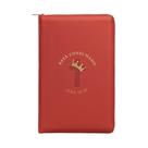 Livro - Bíblia NVI com zíper: Está consumado, Capa luxo vermelho com toque emborrachado, Leitura Perfeita