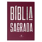 Livro - Bíblia NVI Econômica, Capa dura vinho, Pedra Angular