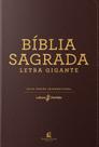 Livro - Bíblia NVI, Letra Gigante, Capa luxo marrom, Leitura Perfeita