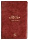 Livro - Bíblia NVI, Letra Sênior, Capa luxo vinho, Leitura Perfeita