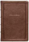 Livro - Bíblia NVI Slim, Letra Grande, Capa luxo marrom, Barroca