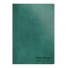 Livro - Bíblia NVT Bilíngue - Luxo - Esmeralda