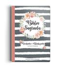 Livro - Bíblia revisada e atualizada gigante - Semi luxo guirlanda floral