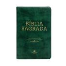 Livro - Bíblia Sagrada ACF, Capa luxo verde, Leitura Perfeita