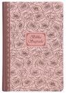 Livro - Bíblia Sagrada Católica, Letra Grande, Capa dura com lombada em tecido, Rosas, Leitura Perfeita