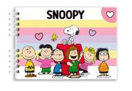 Livro Bloco Colorir Snoopy holográfica capa dura 50 Desenhos Coloring Book para adultos e crianças