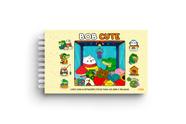 Livro - BOB CUTE – CAPA DURA AMARELO - Livro com ilustrações fofas para colorir e relaxar - papel 180gr