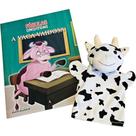 Livro Brinquedo Ilustrado Fantoche A Vaca Vaidosa 16Pg