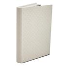 LIVRO-CAIXA MDF COM REVESTIMENTO EM PU OFF WHITE MART 32cm LIVRO-CAIXA MDF COM REVESTIMENTO EM PU OFF WHITE MART 32cm