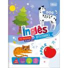 Livro Cartilha para Pintar Aprender Atividades de Inglês + 100 Adesivos Divertidos Tilibra Livro Cartilha para Pintar Aprender Atividades de Inglês + 100 Adesivos Divertidos Tilibra