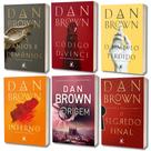 Livro Coleção Completa Anjos Demônios + Código Da Vinci + Símbolo Perdido + Inferno + Origem + Segredo Final