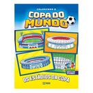 Livro Colorindo a Copa - Estádios da Copa Com Cards Livro Colorindo a Copa - Estádios da Copa Com Cards